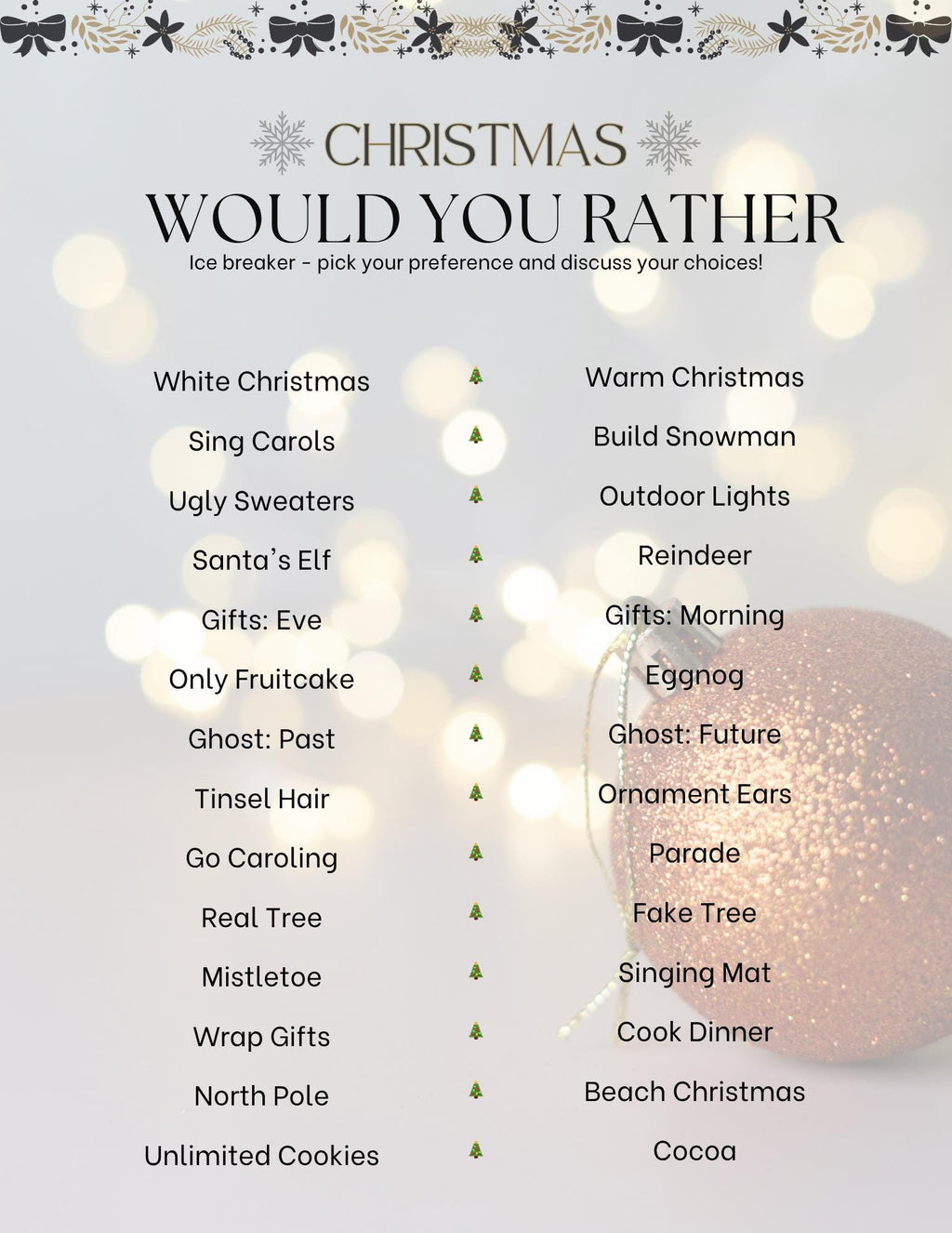 The Ultimate Christmas Game Pack for Adults – 15 Festive Activities!