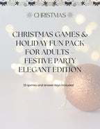 The Ultimate Christmas Game Pack for Adults – 15 Festive Activities!