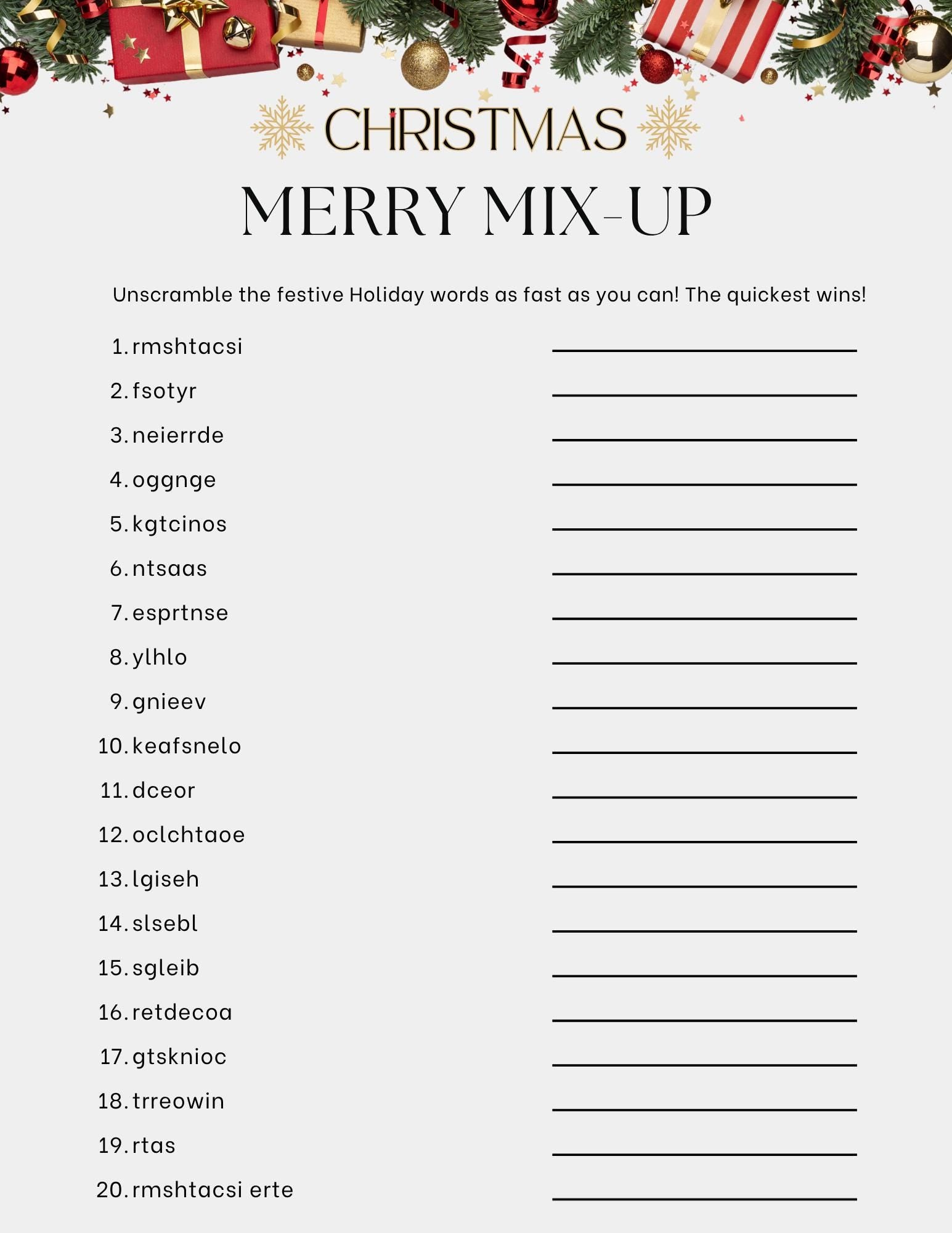 The Ultimate Christmas Game Pack for Teachers – 15 Festive Activities!