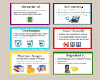 Small Group Leadership Role Cards (Grades 2–6)