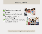 Small Group Instruction Style Toolkit| Teacher Ebook, Companion Workbook, Printable & Digital Planning Pages | K–8