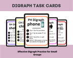 Digraph Small Group Literacy Task Cards