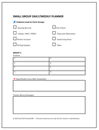 Small Group Instruction Editable + Printable Planner & Tracker Pack