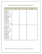 Small Group Instruction Editable + Printable Planner & Tracker Pack
