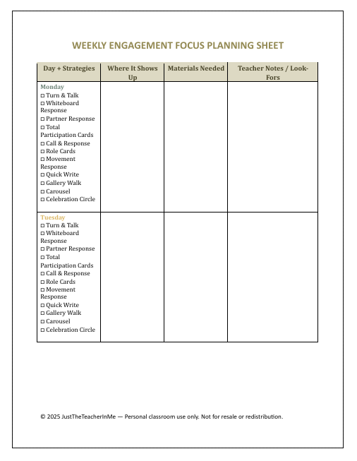 Small Group Instruction Editable + Printable Planner & Tracker Pack