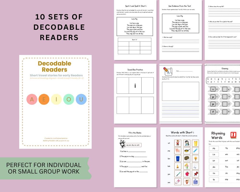 Phonics Task Card MEGA Bundle | CVC, Digraphs & Blends