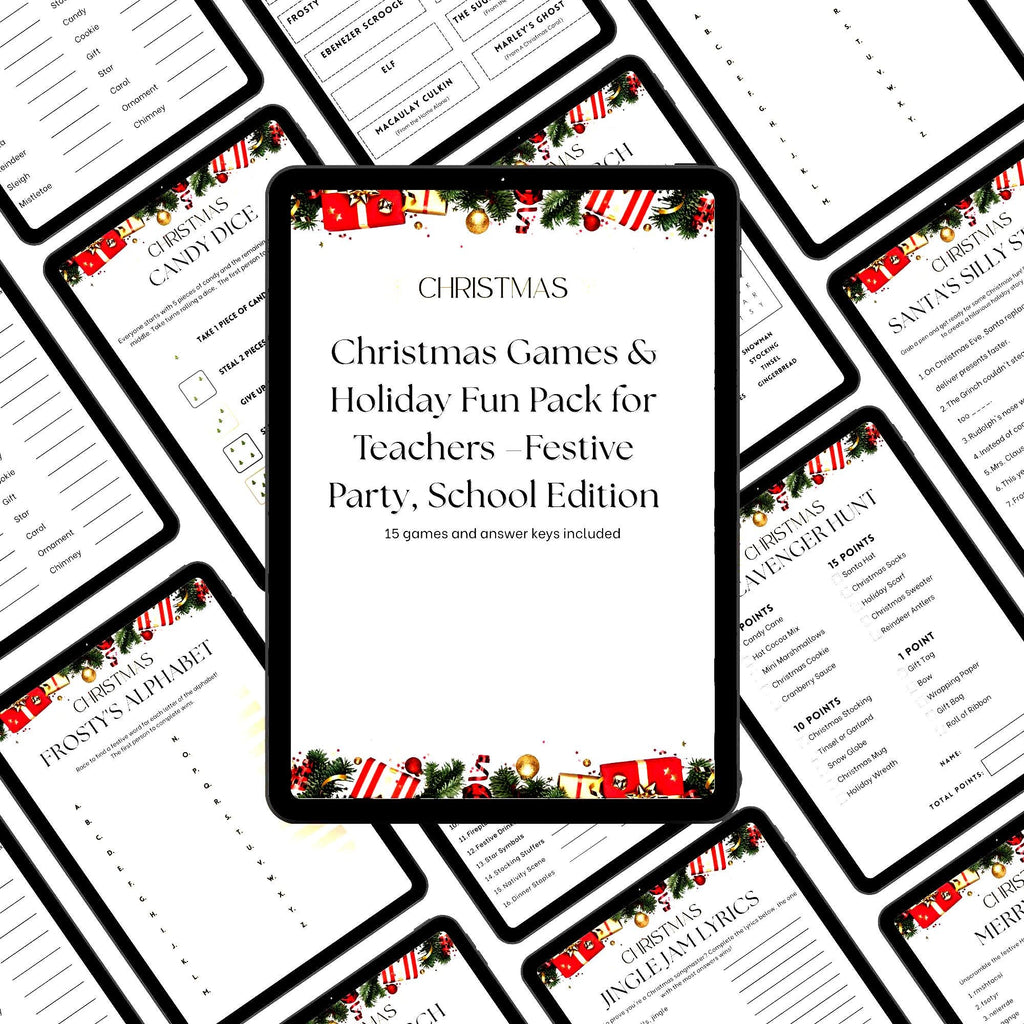 The Ultimate Christmas Game Pack for Teachers – 15 Festive Activities!